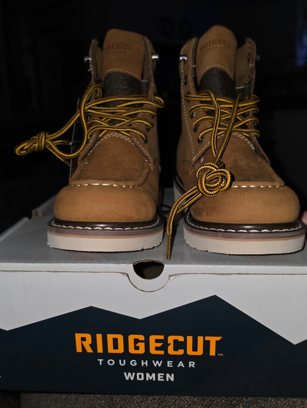 Ridgecut Toughwear Contractor Work Boot Women's 7 Medium Waterproof Oil & Slip